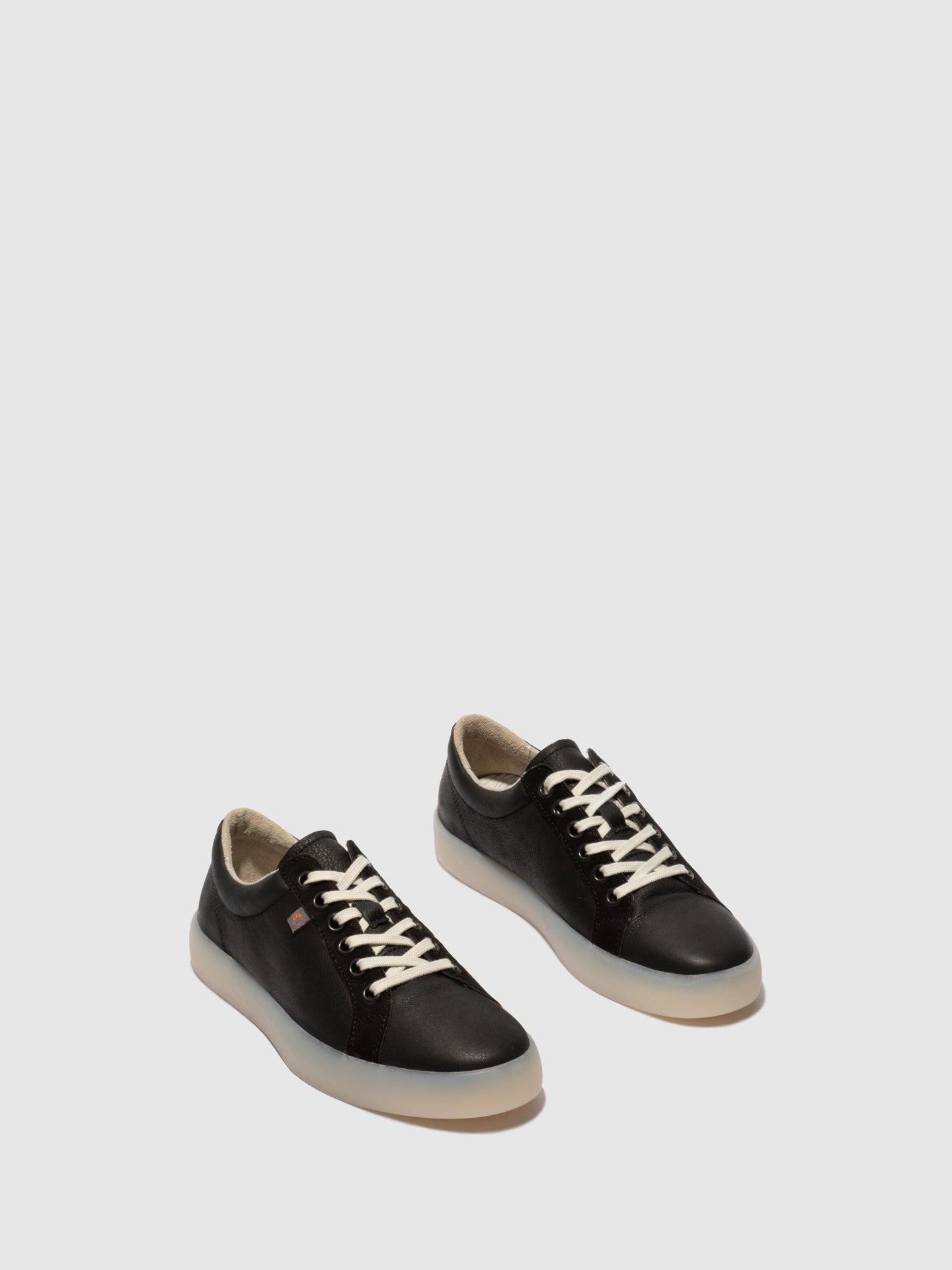 Softinos Lace-up Trainers REED595SOF Black